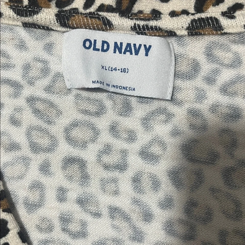 Cheetah Print Old Navy Cardigan - Picture 5 of 9